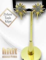 ZİRKON TAŞLI KÜPE