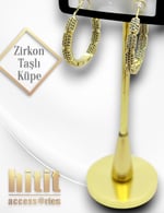 ZİRKON TAŞLI KÜPE