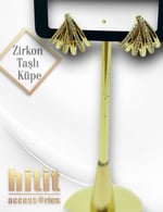 ZİRKON TAŞLI KÜPE