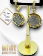 ZİRKON TAŞLI KÜPE