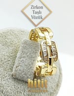 ZİRKON TAŞLI YÜZÜK