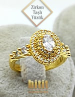 ZİRKON TAŞLI YÜZÜK