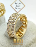 ZİRKON TAŞLI YÜZÜK
