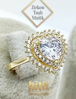 ZİRKON TAŞLI YÜZÜK