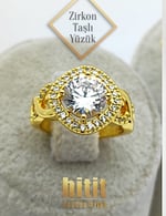 ZİRKON TAŞLI YÜZÜK