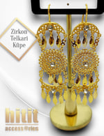ZİRKON TELKARİ KÜPE