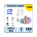 Air Baby Avantaj Paket Mini Bebek Bezi 2 Numara 152 Adet 3-6Kg