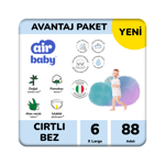 Air Baby Avantaj Paket X Large Bebek Bezi 6 Numara 88 Adet 15+ Kg