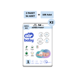 Air Baby Avantaj Paket Yeni Doğan Bebek Bezi 1 Numara 108 Adet (2 Paket) 2-5 kg