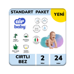 Air Baby Standart Paket Mini Bebek Bezi 2 Numara 24 Adet 3-6Kg