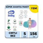 Air Baby Süper Avantaj Paket Junior Bebek Bezi 5 Numara 156 Adet 11-18 Kg