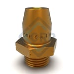 KOD:6140  M26X1,5 - 8X1,0 HORTUM ADAPTÖRÜ SARI