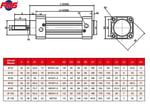 Q63 -160mm ALÜMİNYUM SİLİNDİR ( CETOP SERİSİ )