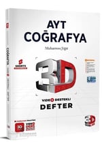 3D Yayınları AYT Coğrafya Video Destekli Defter