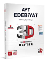 3D Yayınları AYT Edebiyat Video Destekli Defter