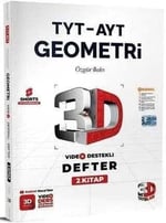 3D Yayınları AYT Geometri Video Destekli Defter 2