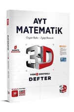 3D YAYINLARI AYT MATEMATİK VİDEO DERS DEFTERİ