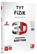 3D Yayınları TYT Fizik Video Destekli Defter
