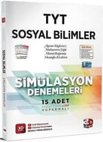3D Yayınları TYT Sosyal Bilimler Simülasyon 15 Deneme