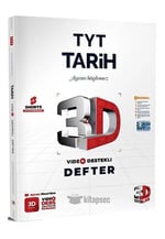 3D Yayınları TYT Tarih Video Destekli Defter