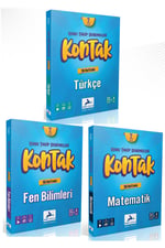 7. Sınıf Türkçe, Matematik, Fen Bilimleri Kontak Deneme (3 Kitap)