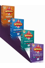 8. Sınıf Türkçe, Matematik, Fen, T.C İnkılap İnteraktif Soru Bankası (4 Kitap)