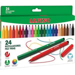 Alpino 24'lü Keçeli Kalem 3 mm Set