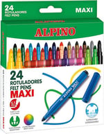 Alpino 24'lü Maxi 5,7 mm Kuru Boya Kalemi