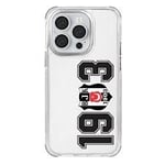 Beşiktaş 1903 Şeffaf iPhone 14 Pro Telefon Kılıfı