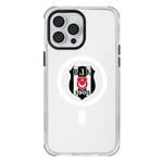 Beşiktaş MagSafe Logo Şeffaf iPhone 13 Pro Telefon Kılıfı
