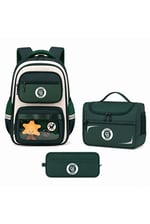 Color Bags B90 3'lü Set Okul Çantası (Yeşil)