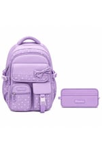 Color Bags B95 2'li Set Okul Çantası  (Mor)