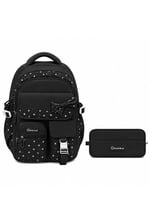 Color Bags B95 2'li Set Okul Çantası  (Siyah)