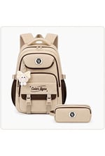Color Bags B99 2'li Set Okul Çantası  (Kahverengi)