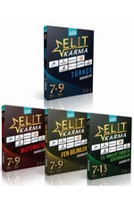 Elit Karma 8. Sınıf Türkçe, Matematik, Fen Bilimleri, T.C İnkılap Branş Deneme(4 Kitap)