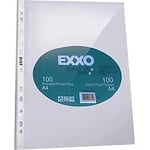Exxo 100 Adet Delikli Poşet Dosya A4