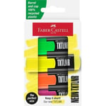 Faber-Castell Mini Textliner 4'lü Fosforlu Kalem Seti