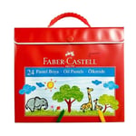 Faber-Castell Plastik Çantalı Pastel Boya 24 Renk