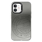 Fenerbahçe Premium Monochrome Büyük Logo iPhone 12 Telefon Kılıfı