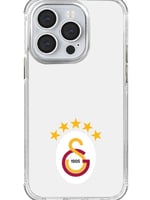 Galatasaray 5 Yıldız Arma iPhone 14 Pro Telefon Kılıfı
