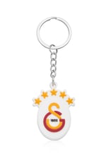 Galatasaray 5 Yıldız Arma Silikon Anahtarlık