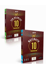 IQ Yayınları Püf Ayt Matematik + Fen Bilimleri Branş Deneme (2 Kitap)