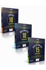 IQ Yayınları Püf Tyt Türkçe, Matematik, Fen Bilimleri Branş Deneme (3 Kitap)