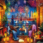 KS Games A Festival in Brooklyn Adult Puzzle 1000 Parça 48x68 cm