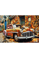 KS Games Cats of the Car Adult Puzzle 500 Parça 34x48 cm