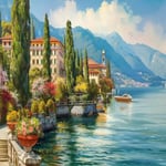 KS Games Italian Landscape Adult Puzzle 1000 Parça 48x68 cm