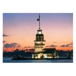 KS Games Kız Kulesi Günbatımı İstanbul Adult Puzzle 500 Parça 34x48 cm