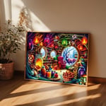 KS Games Mystical House in the Forest Adult Puzzle 1000 Parça 48x68 cm