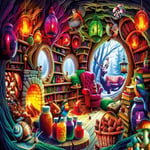 KS Games Mystical House in the Forest Adult Puzzle 1000 Parça 48x68 cm