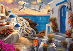 KS Games Santorini Adult Puzzle 500 Parça 34x48 cm